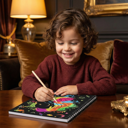 Magical Rainbow Scratch Paper