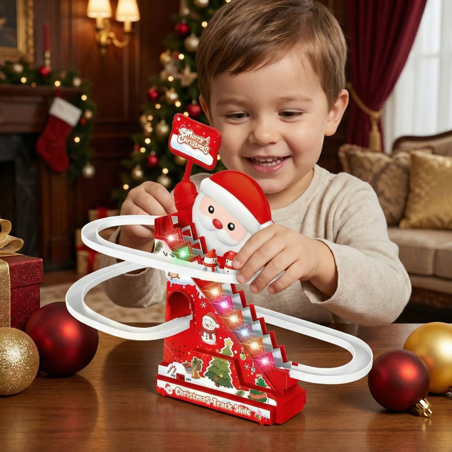 Santa Claus Roller Coaster Fun