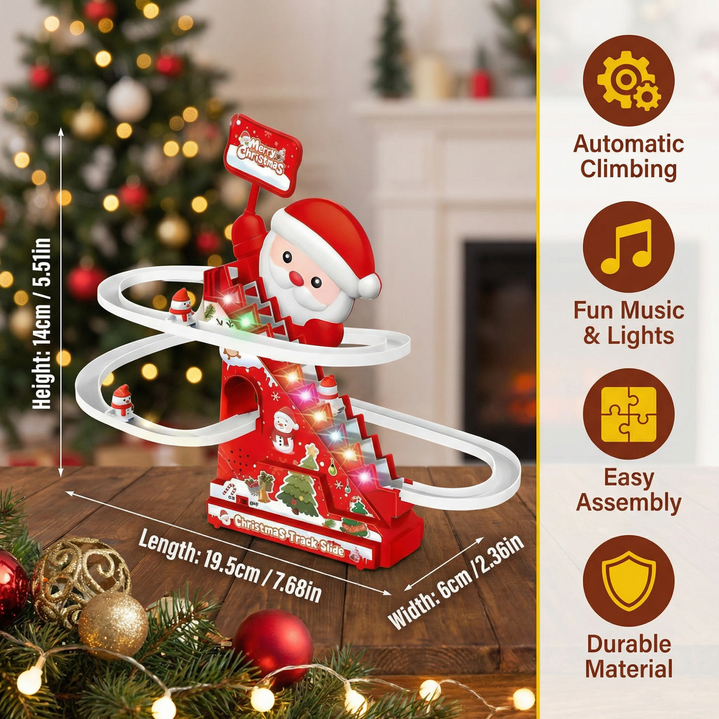 Santa Claus Roller Coaster Fun