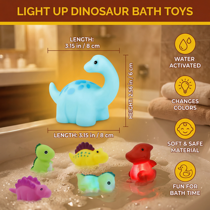 Light Up Dinosaurier Bath Toy